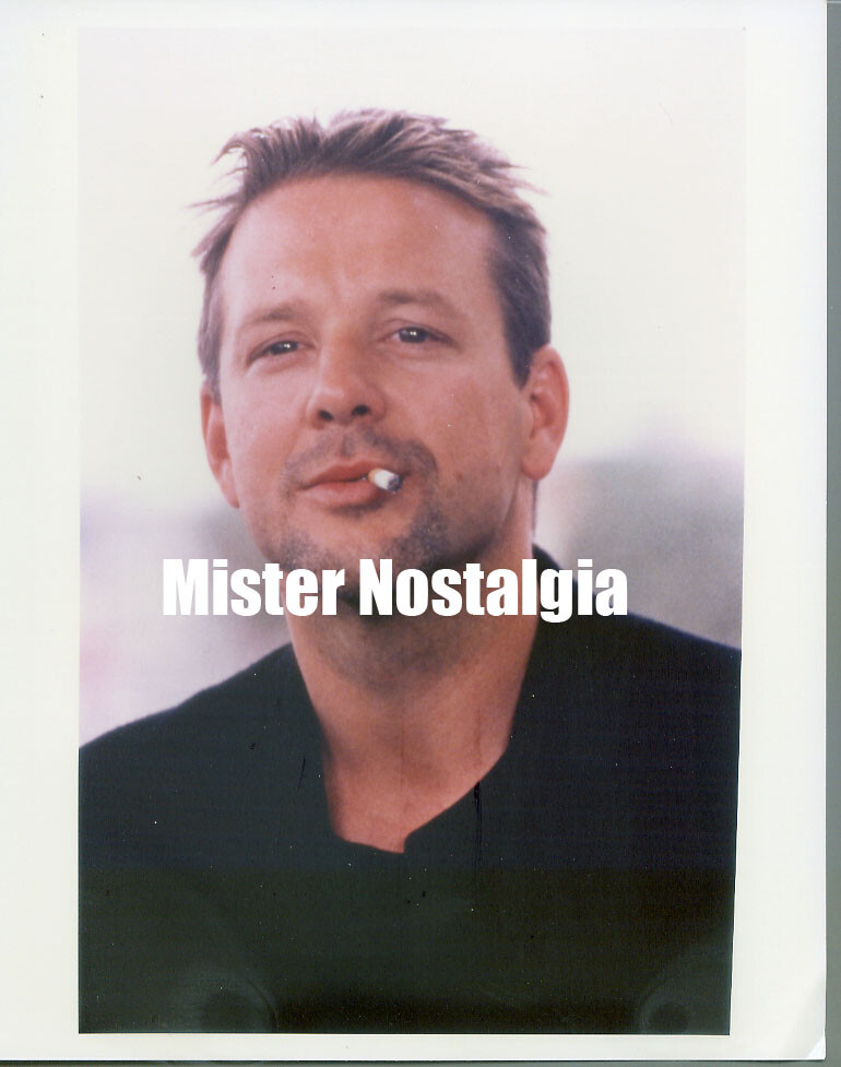 Vintage Photo 1980 Mickey Rourke Smoking