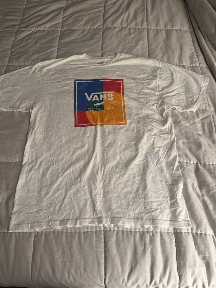 Men’s vans X Large T-shirt Cotton White