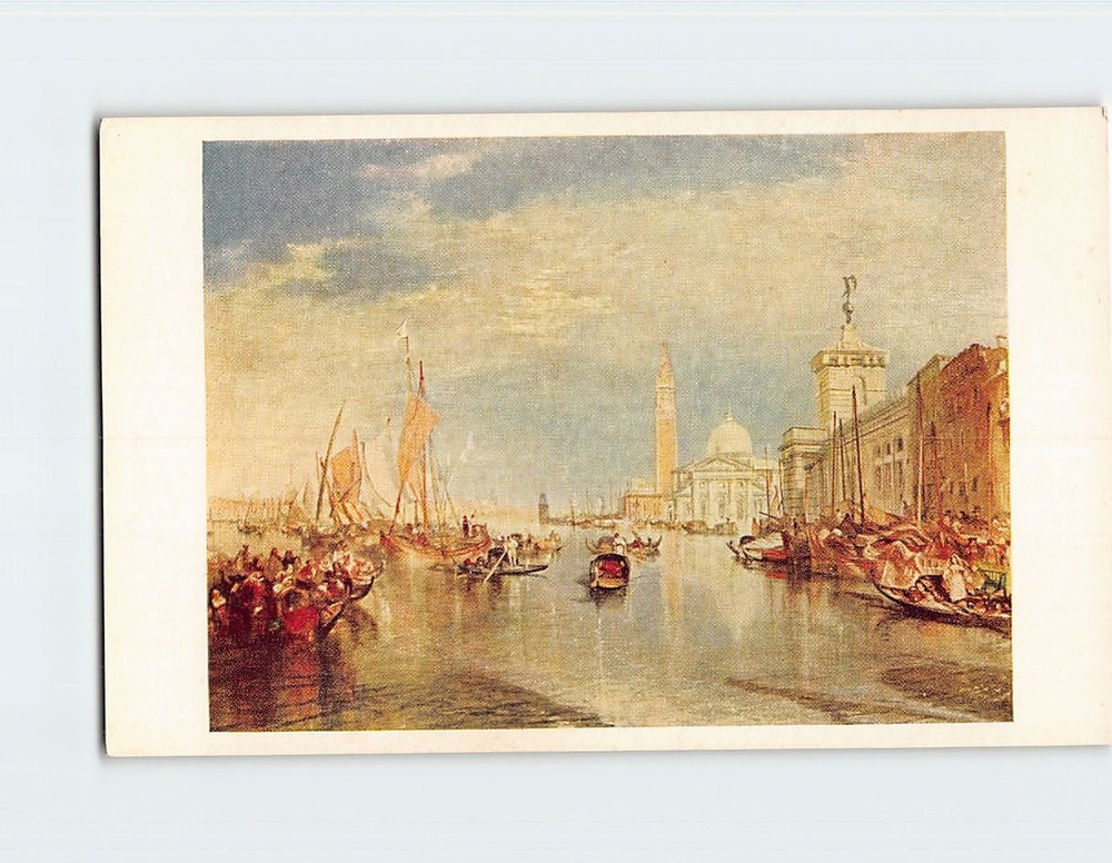 Postcard Dogana San Giorgio Maggiore By Turner Venice Italy