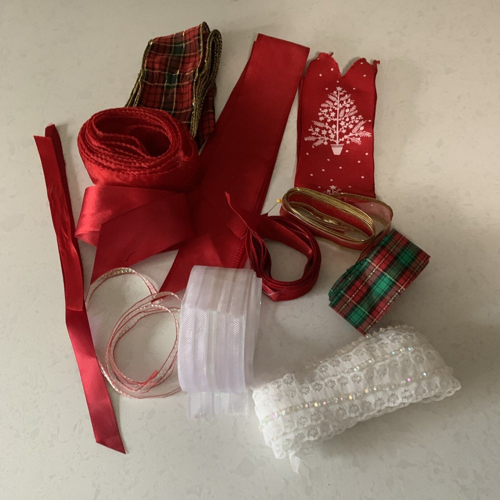 Ribbons Mostly Red Some Sparkly