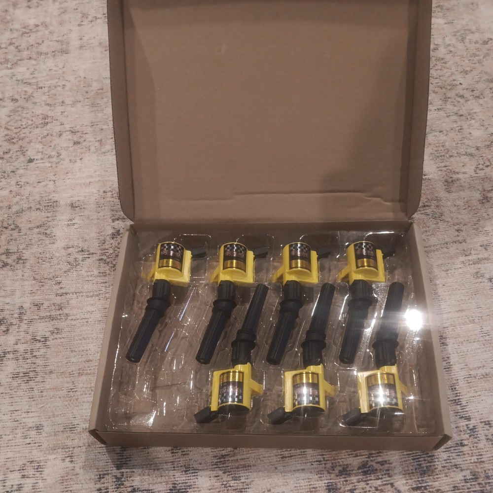 Bravex TYK-Y1008-8H-BX Straight Boot Ignition Coils For Lincoln 4.6L 5.4L 7 Pack