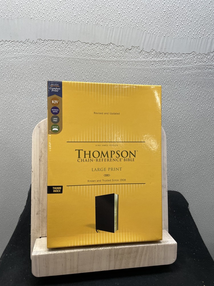 KJV, Thompson Chain-Reference Bible, Large Print, Bonded Leather by Zondervan