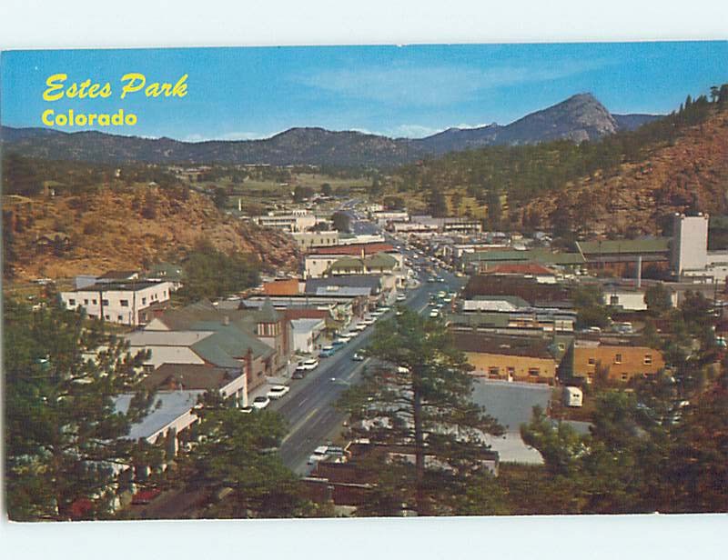 Unused Pre-1980 STREET SCENE Estes Park - Near Denver Colorado CO hs3152