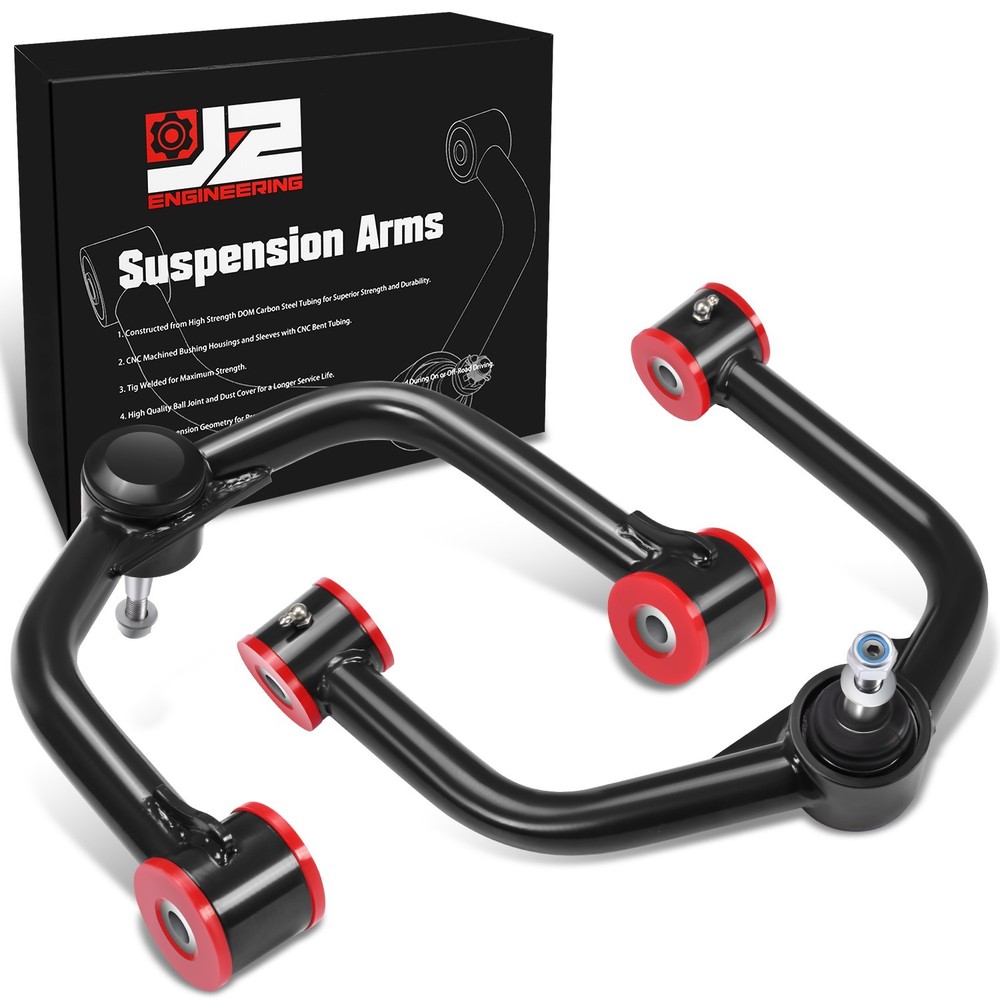 04-24 QX56 QX80 Armada Titan 2-4 Inch Lift Kit Black Upper Control Arms  