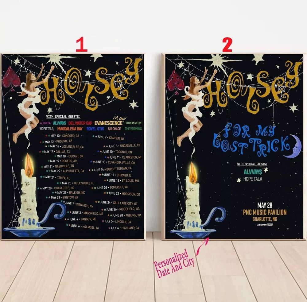 Halsey 2025 US Tour Custom Poster - Wall Art Decor