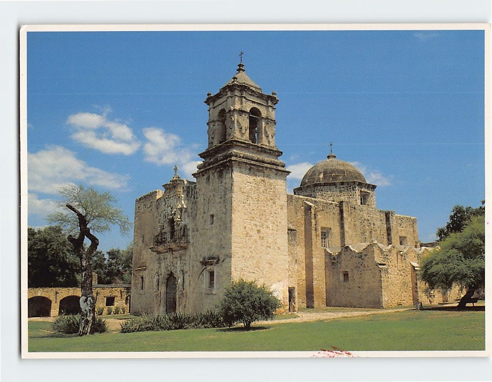 Postcard San Antonio Missions National Historic Park San Antonio Texas USA