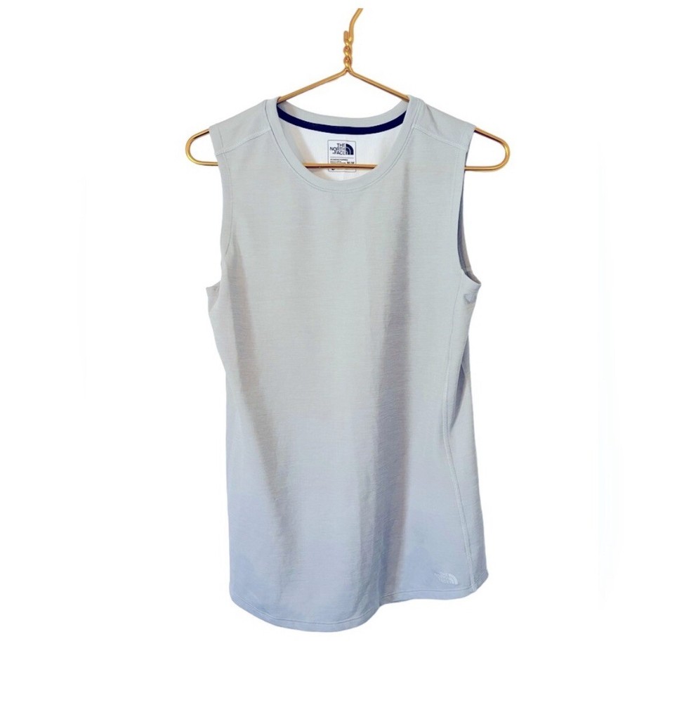 The North Face Flash Dry Gray Tank - Medium Size - Moisture-Wicking Activewear