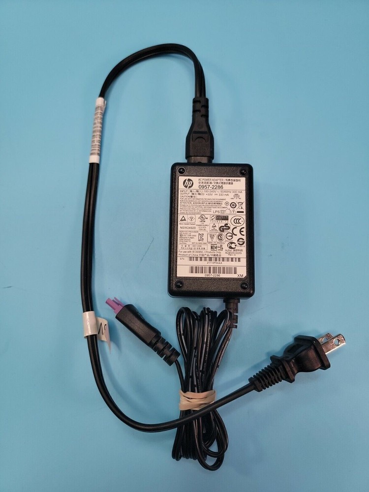 ORIGINAL HP 0957-2286 AC Printer Power Adapter HP 1000 1050 2050 3050 3052