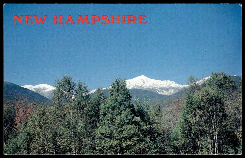 New Hampshire Presidential Range White Mountains R.S. Lenfest Postcard H-179