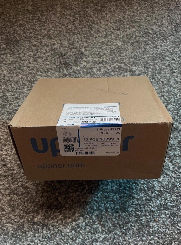 10 x Uponor S-Press Plus 25mm Elbow PPSU 25 - 25
