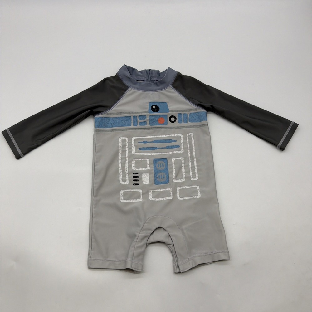 Star Wars Gap Baby Boys One Piece Size 6-12M Graphic Print Logo .#43309