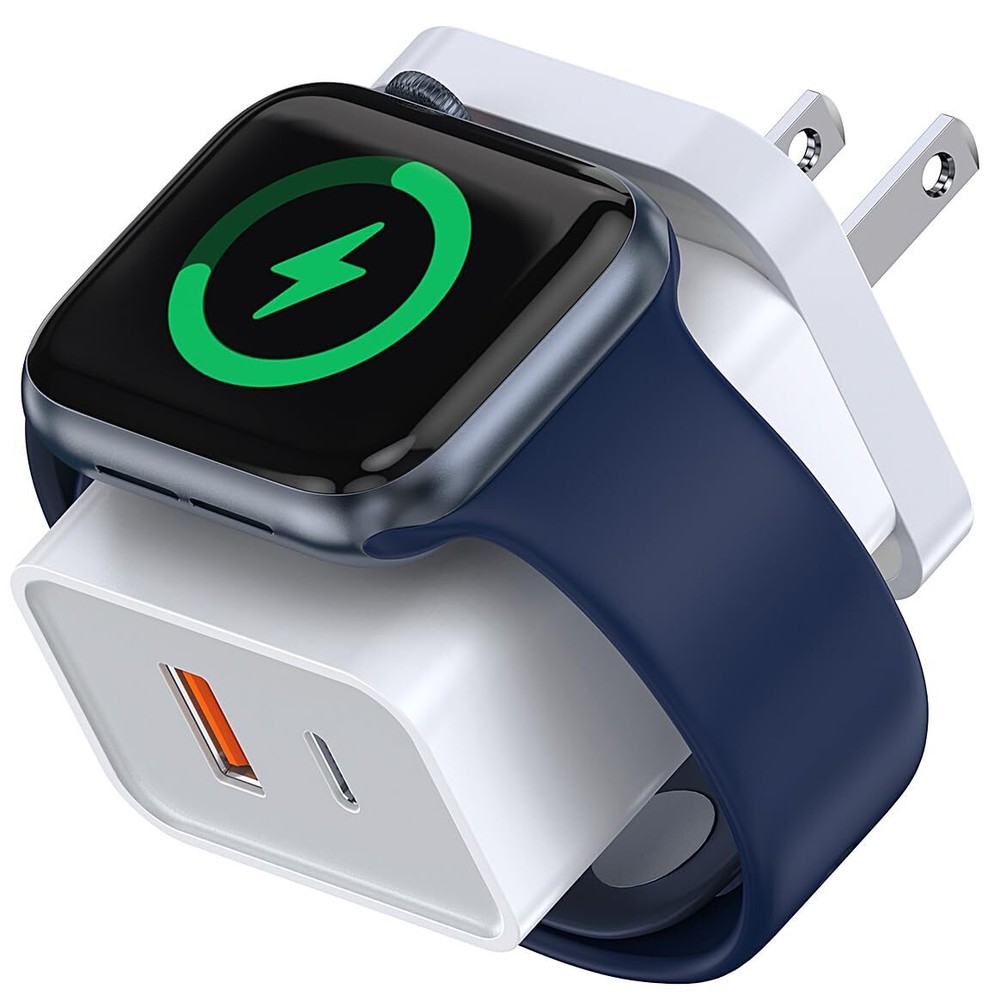 2024 Upgraded for Apple Watch Charger, 20W Dual Port USB C Wall Charger Plug Fas