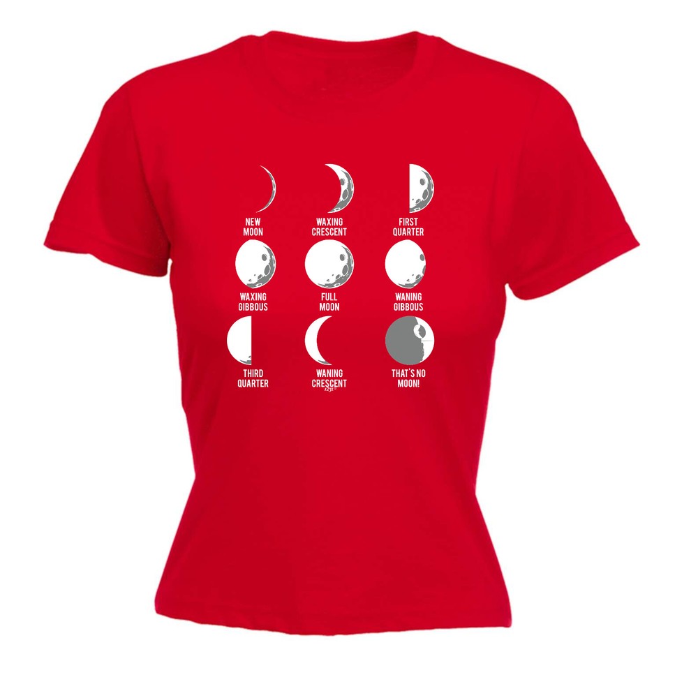 Moon Phases Thats No - Womens T Shirt Funny T-Shirt Novelty gift tshirt