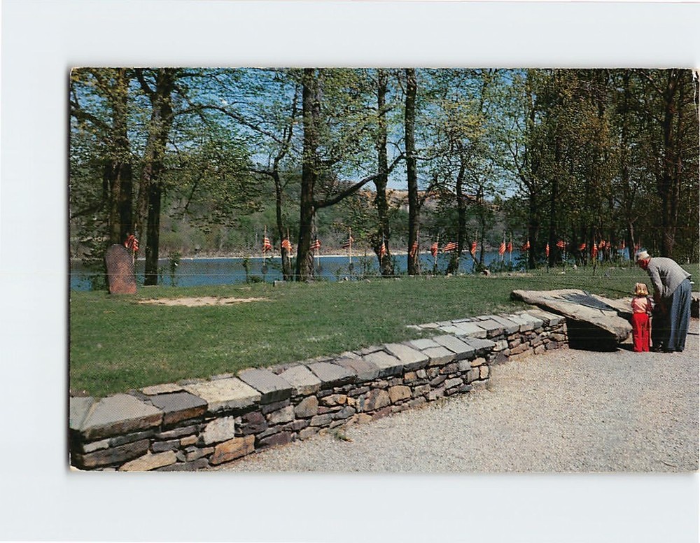 Postcard Soldiers Graves Washington Crossing Park Washington Crossing PA USA