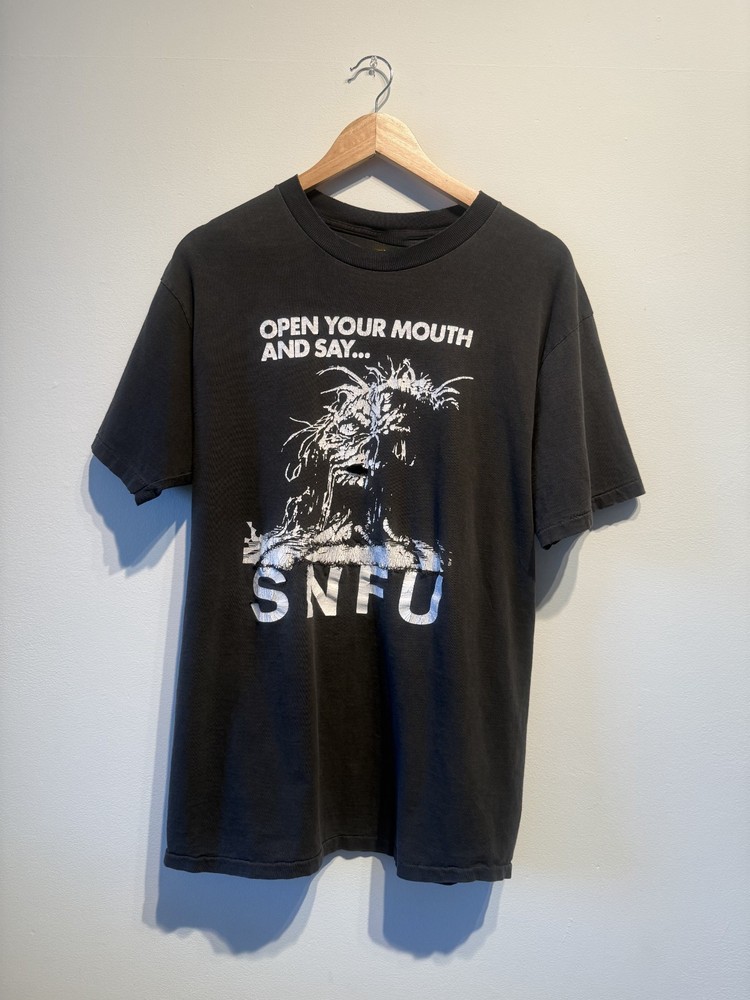 90's Vintage SNFU Punk band T-shirt Adult Short Sleeve MA344 FREE SHIPPING