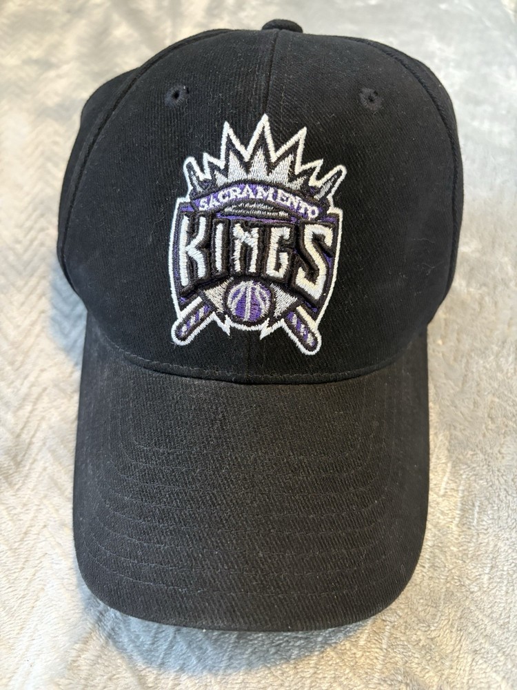 Vintage Sacramento Kings Select Series Hat Cap Adjustable Reebok NBA Black