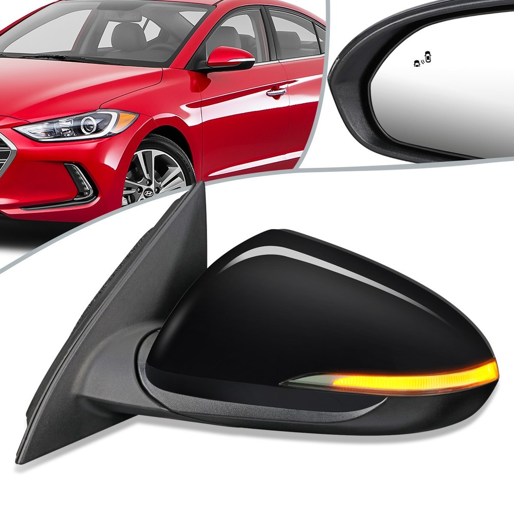 18-20 Elantra GT Left Power Heated Driver Side Mirror HY1320249