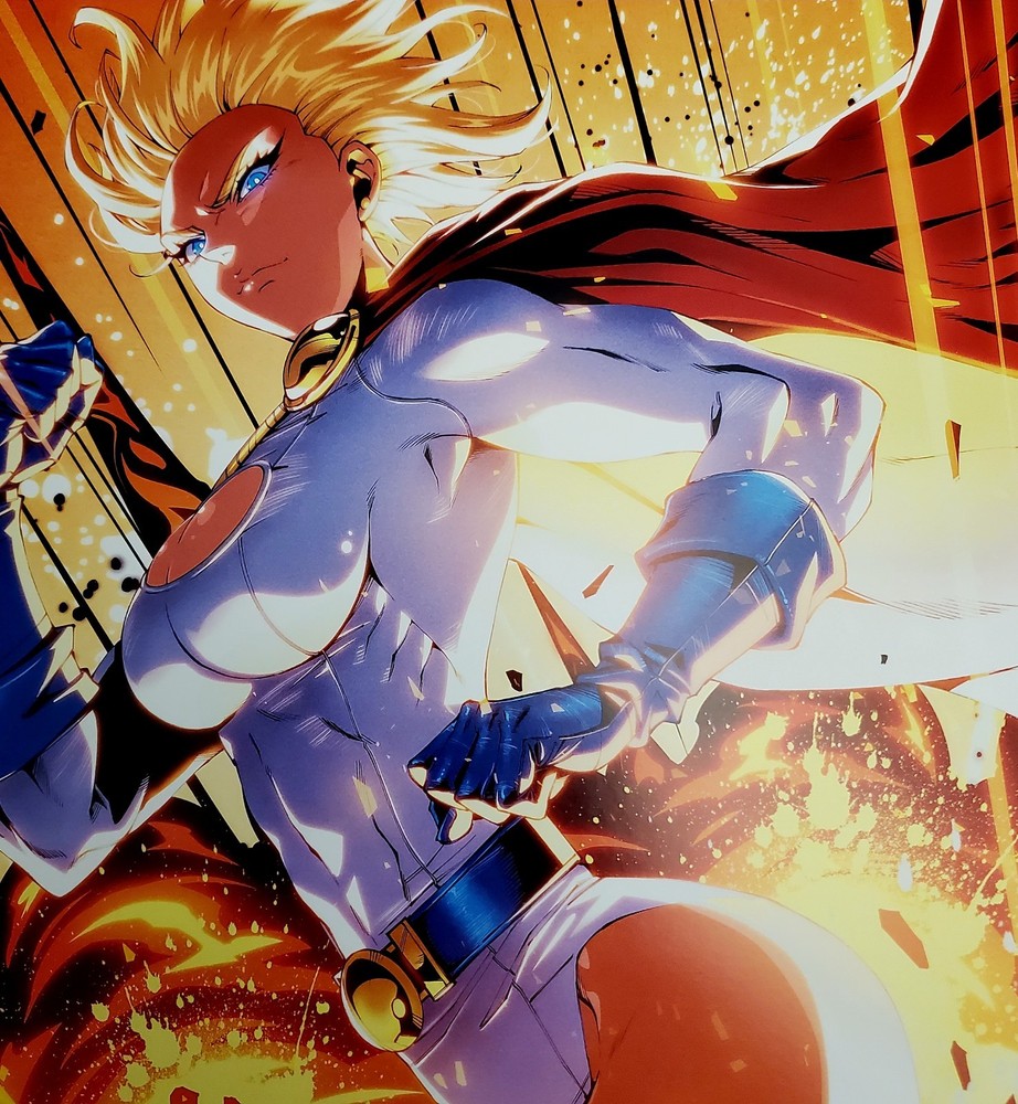Power Girl - Signed By Godtail On San Diego Comic Con - SDCC - Art Print 11x17