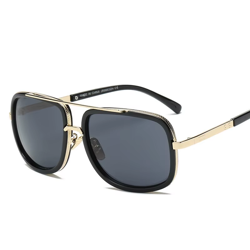Trendy Gradient Brown Driving Sunglasses for Men - Summer Style