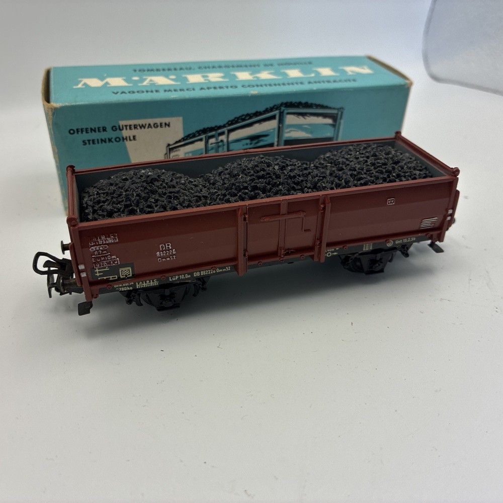 Marklin 4604 Coal Train Car Original Box Excellent HO SCALE