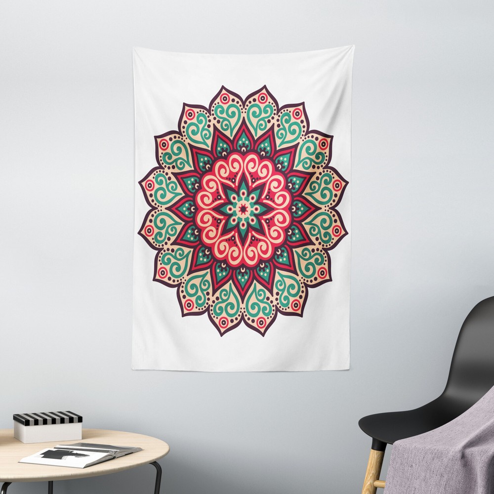 Asian Tapestry Retro Traditional Mandala Print Wall Hanging Decor