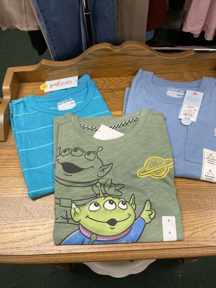 Toddler Boys Size Small (6-7) Summer Shirts Lot Of 3