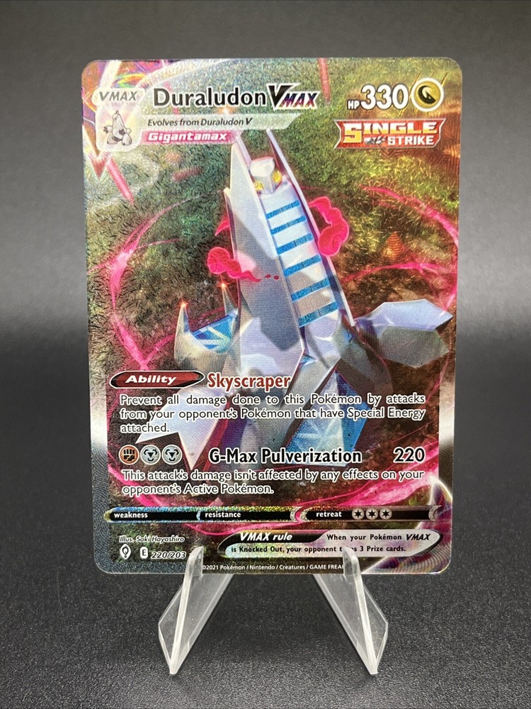 Duraludon VMAX (Alternate Art Secret) 220/203 Swsh07: Evolving Skies Holo