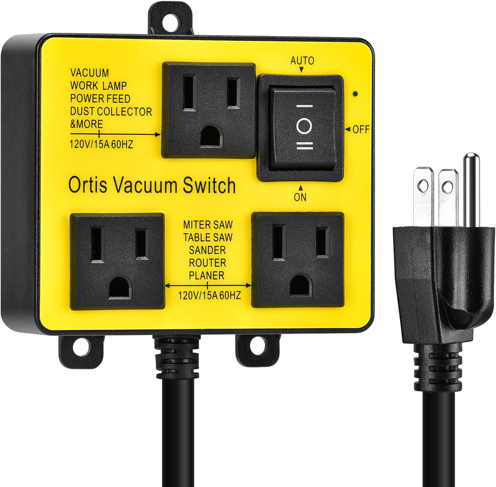 Auto Vacuum Switch for Power Tools with Delay On/Off Function