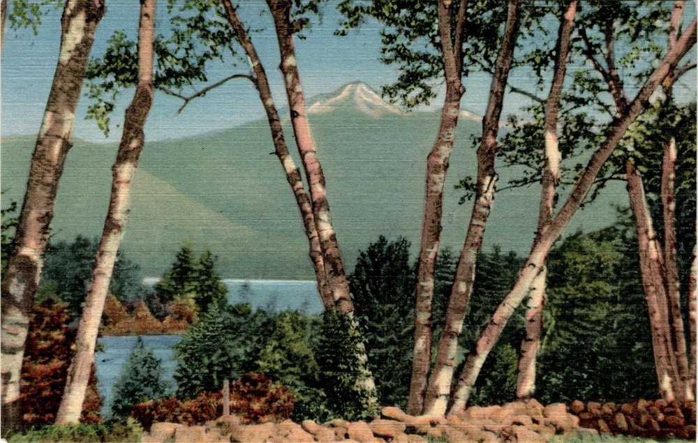 Mt. Chocorua, Lake Chocorua, White Mountains, New Hampshire, Chief Postcard