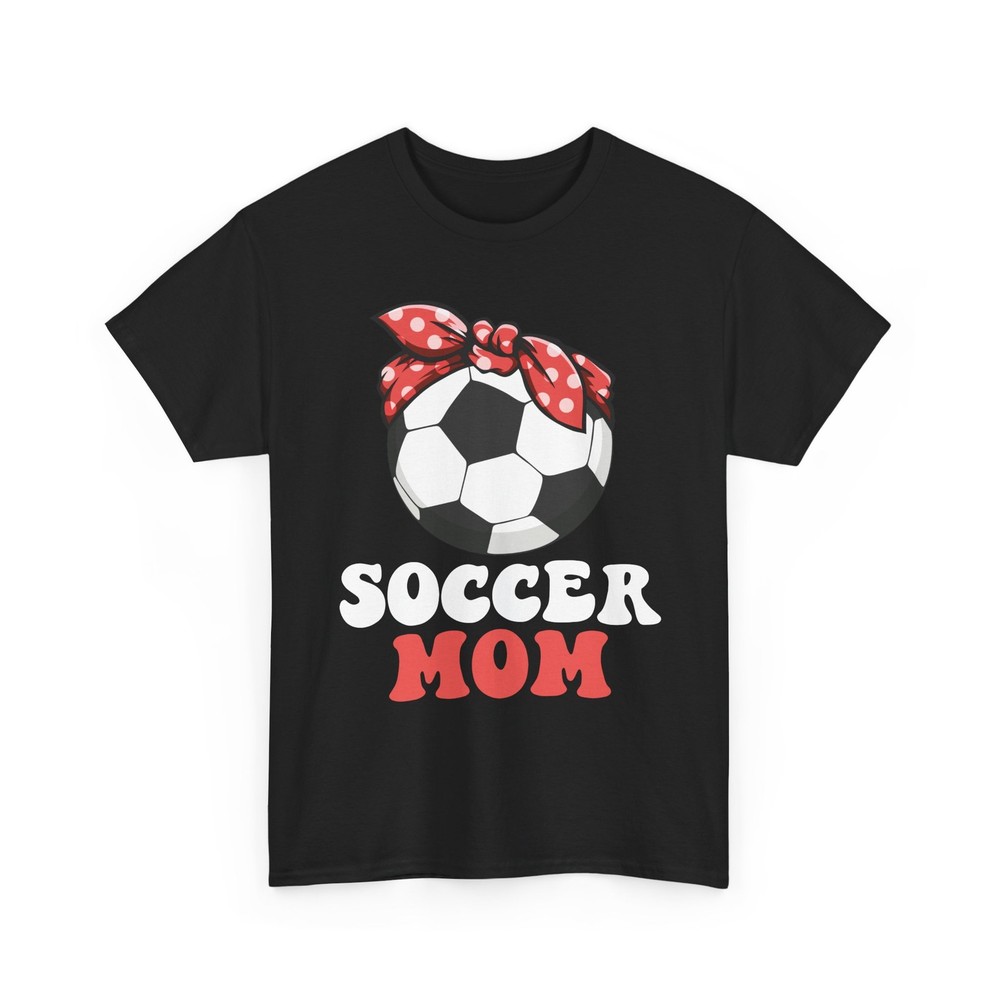 Soccer Mom Messy Bun Shirt, Soccer Sports Lovers Women Mom Shirt