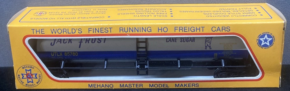 Mehano Master Model Makers HO Jack Frost Cane Sugar Tank Car UTLX 85780 NOS