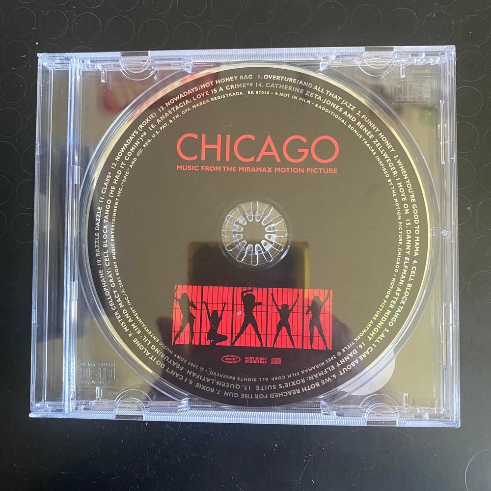 Chicago - Music From Miramax Motion Picture CD 2002 Soundtrack Epic