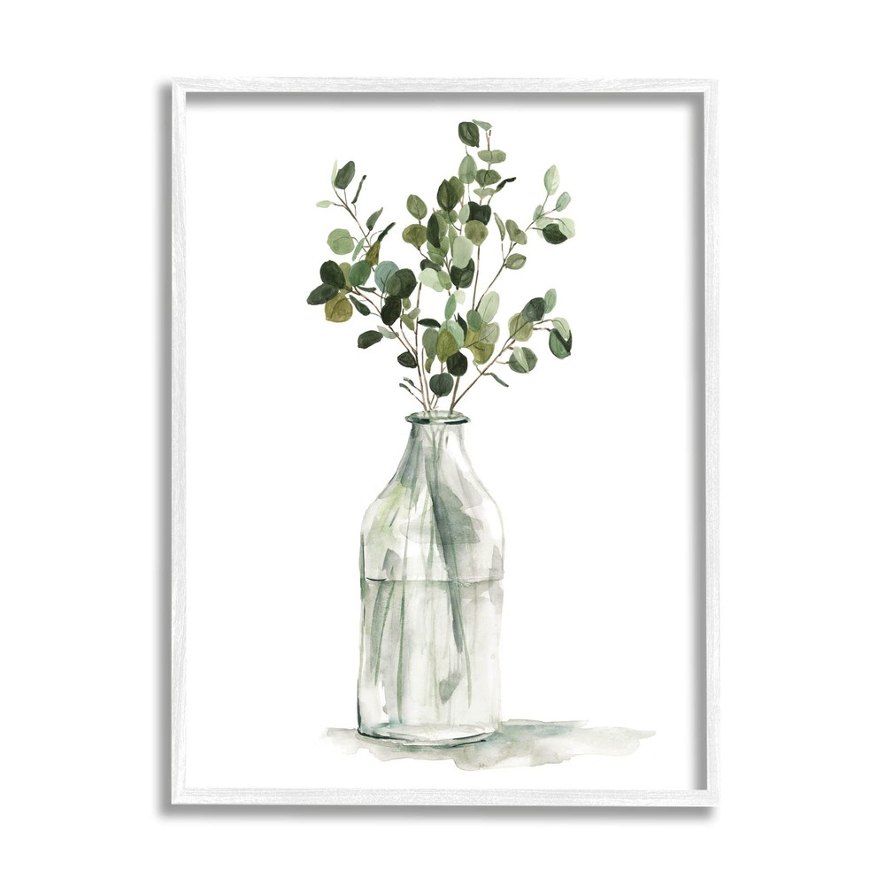 Botanical Eucalyptus Arrangement Giclee Framed Wall Art, Design by Carol Robi...