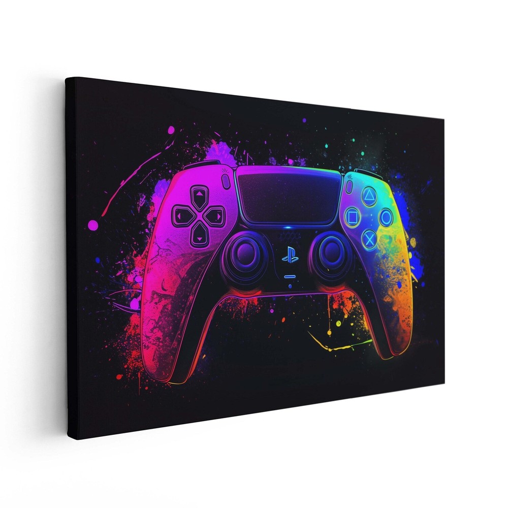 PlayStation 5 Canvas Wall Art PS5 Gaming Poster Room Decor Gift