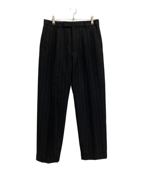 Wacko Maria XL Chalk Stripe Pleated Trousers in Premium Fabric