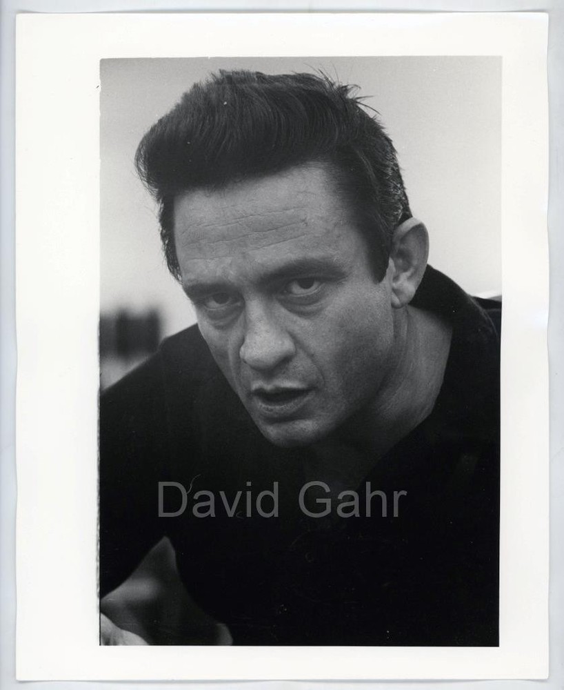 1964 Johnny Cash NYC Jimmy Dean Show Country Music Legend Old Gahr Photo B701