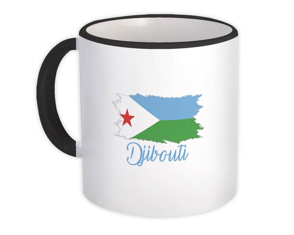 Gift Mug : Djibouti Flag Djiboutian Country Expat