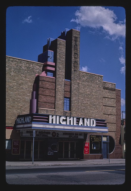 Photo:St Paul Minnesota Highland Theater 1984 Art Deco Movie Theater