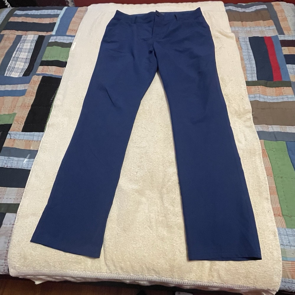 HUK Pants Performance Fishing Casual Pant Mens 34x34 Navy Blue