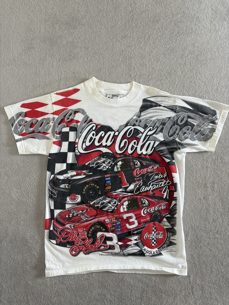 Vintage 1998 Dale Earnhardt Coca Cola AOP T Shirt