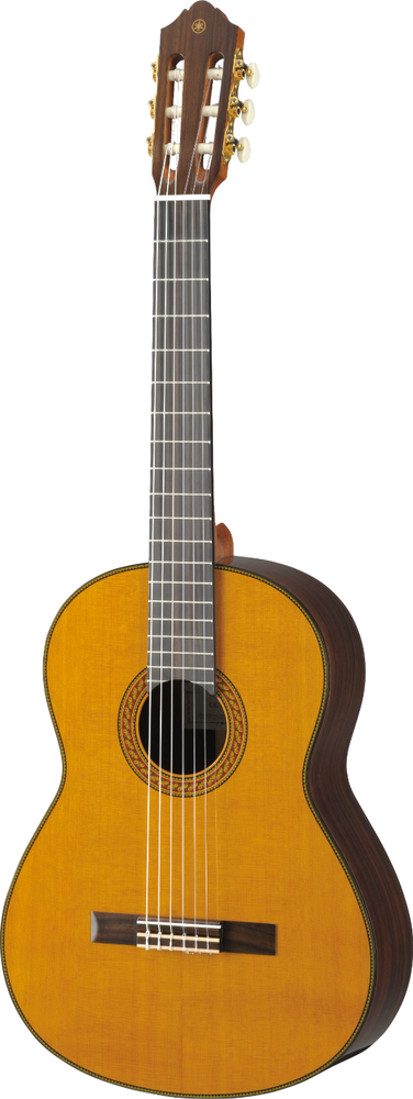 1974 Yamaha Solid Top Classical Guitar Handcrafted and Signed by S. Harada