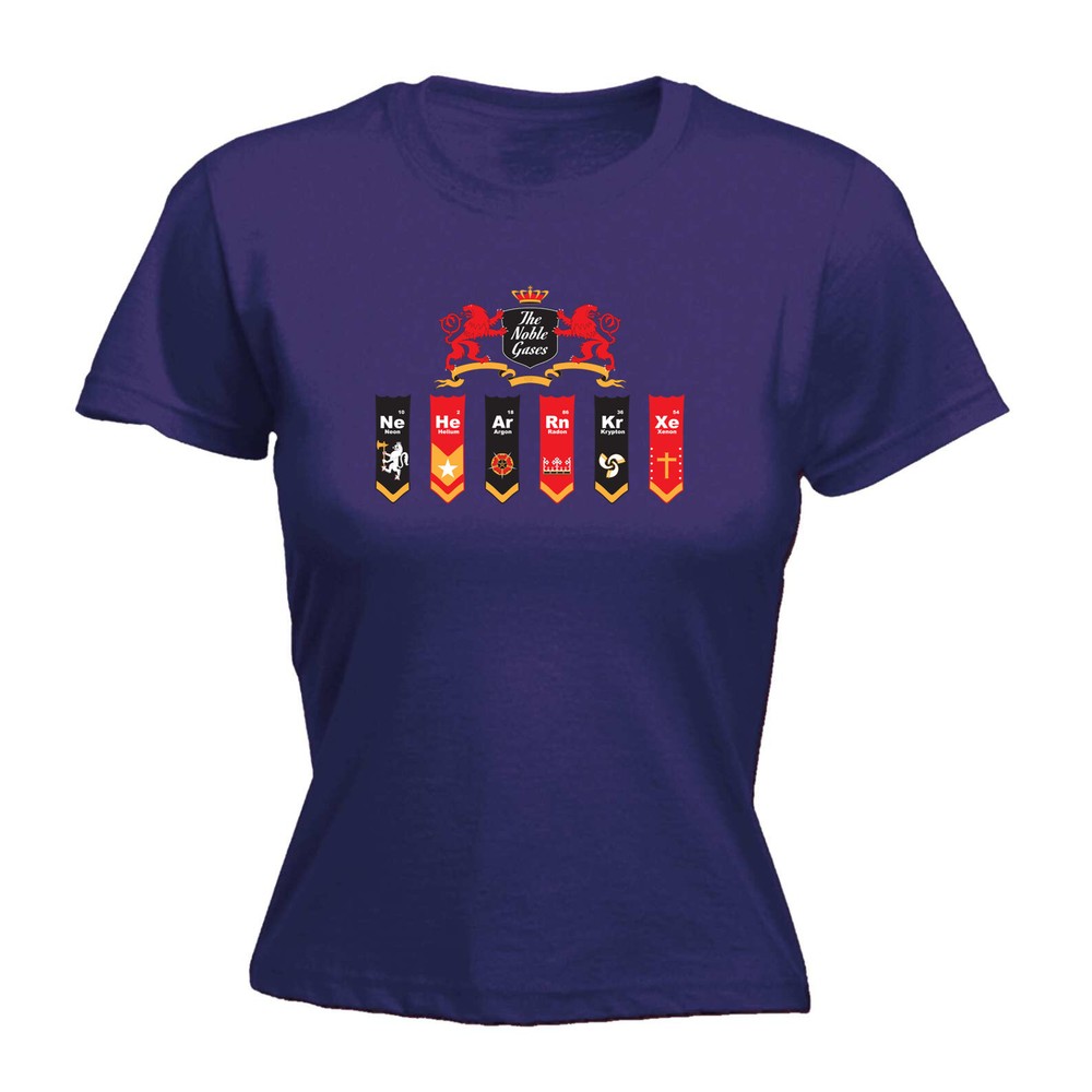 The Noble Gases - Womens T Shirt Funny T-Shirt Novelty gift tshirt