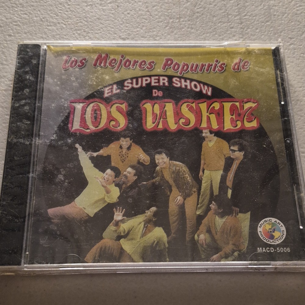 Music Art Los Mejores Popurris El Super Show De Los Vaskez CD Latin Cumbia