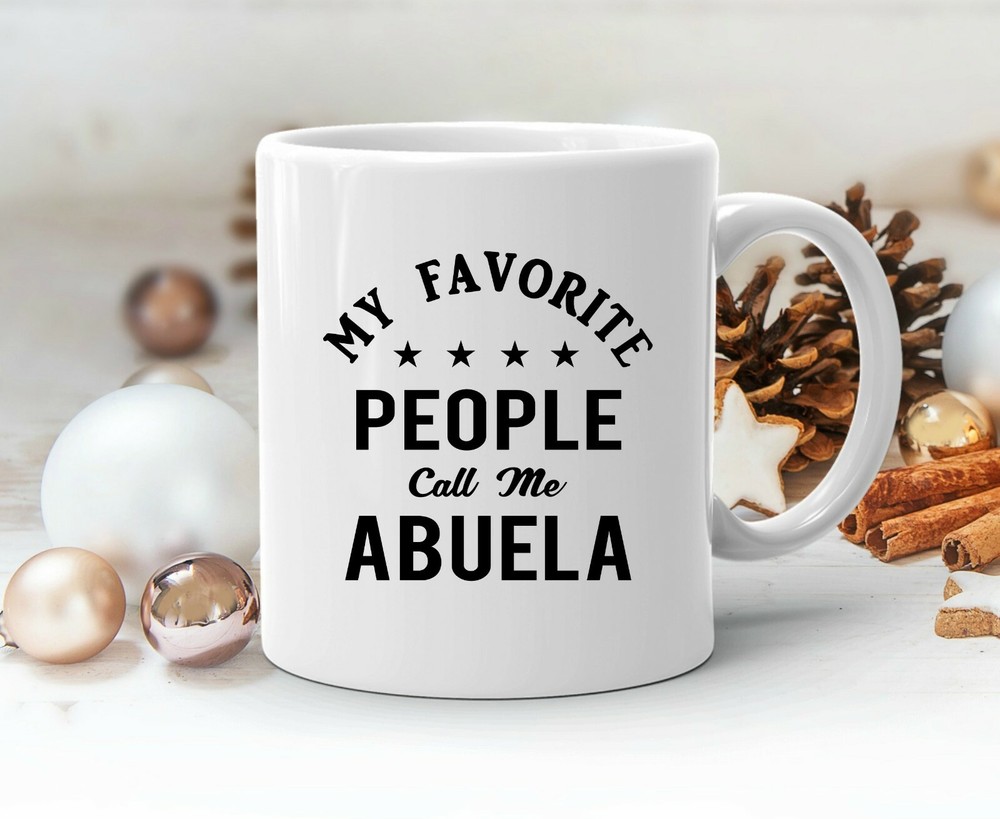 Abuela Mug Grandma Spanish New Mother Mug Birthday Christmas Mothers Day Gift-image