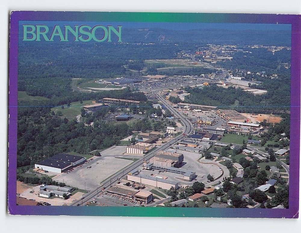 Postcard Aerial View 76 Country Boulevard Branson Missouri USA