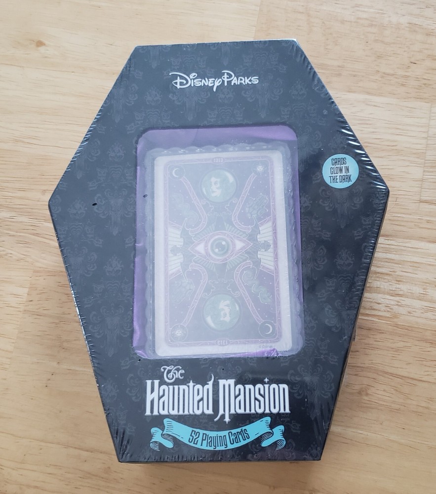 Disney Parks Haunted Mansion Playing Cards Leota Glow In the Dark Brand New