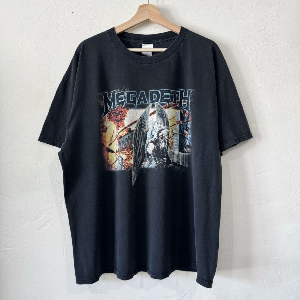 Vintage Grunge Y2K 2007 Megadeth United Abominations Tour Metal Band Tee