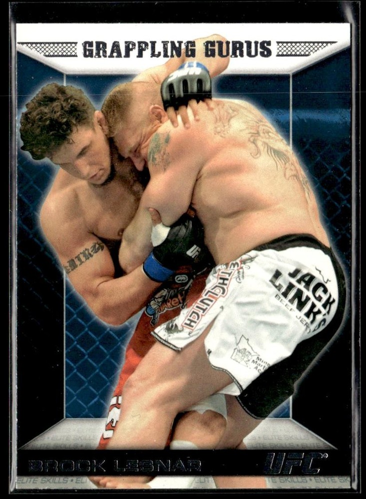 2011 Topps UFC Moment of Truth Brock Lesnar Elite Skills HSC