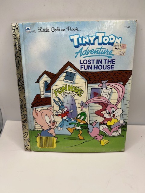 Little Golden Book Tiny Toon Adventures Lost in the Fun House 1990