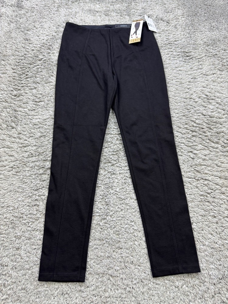 Liverpool Pants Women 4 Petite Black Reese Ankle Legging Tummy Control NWT